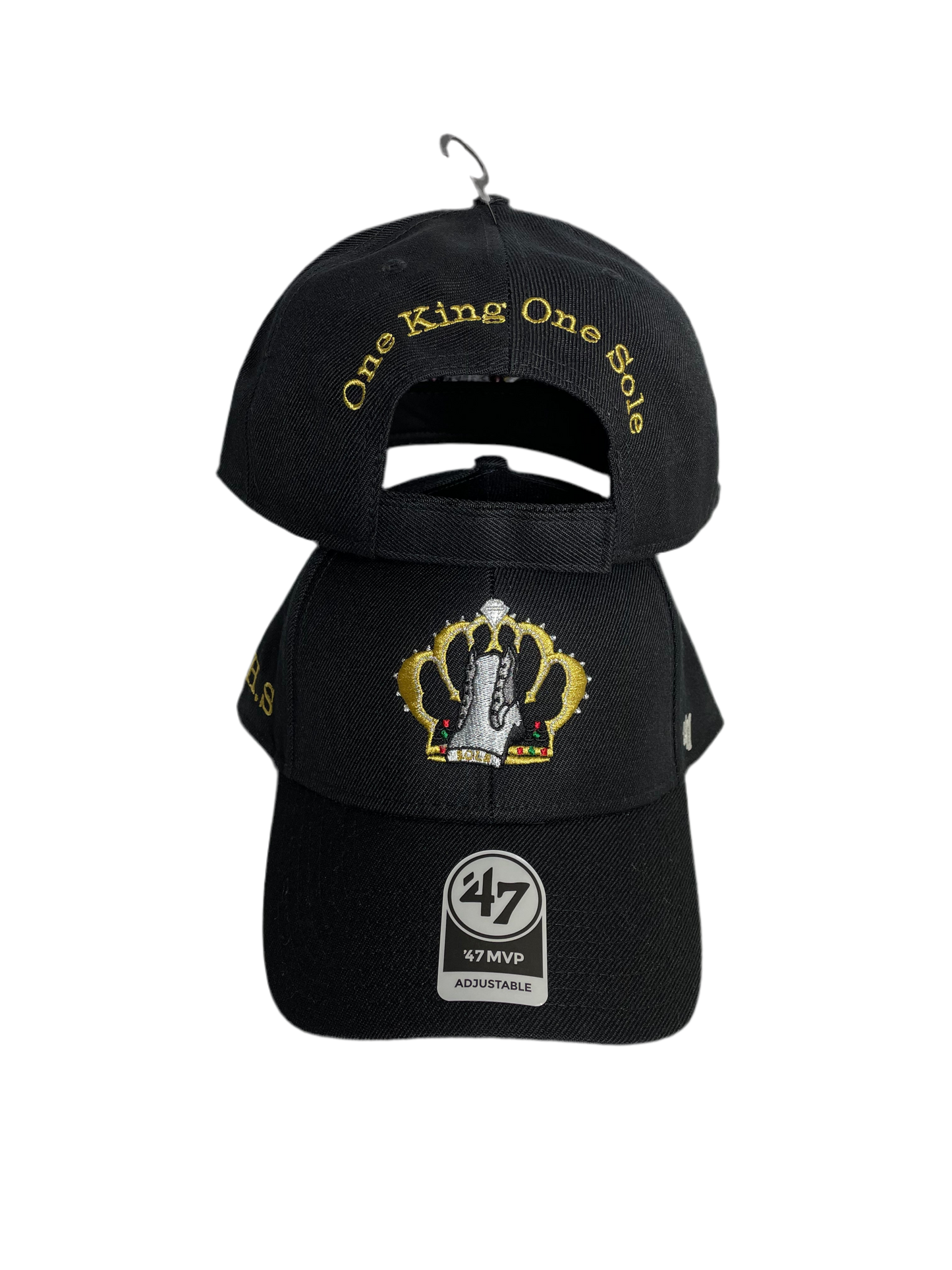 S.H.S Crown & Shoe Logo (Embroidery) ('47) baseball Caps