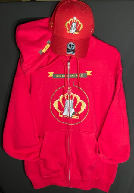 S.H.S Zippered Hooded Sweatshirt & Cap