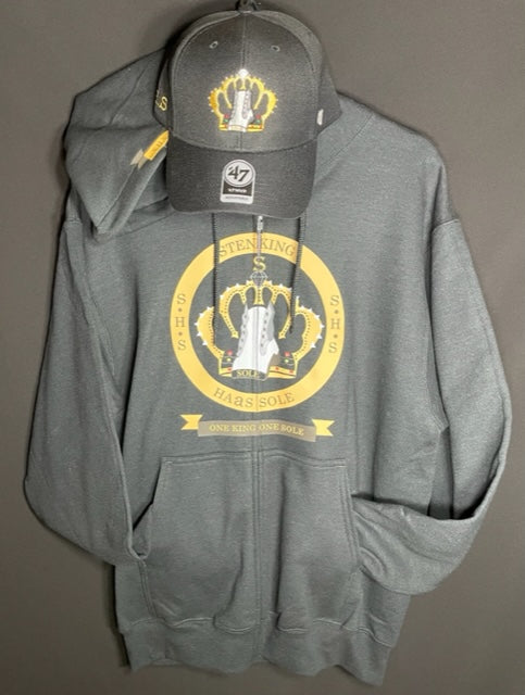 S.H.S Zippered Hooded Sweatshirt & Cap