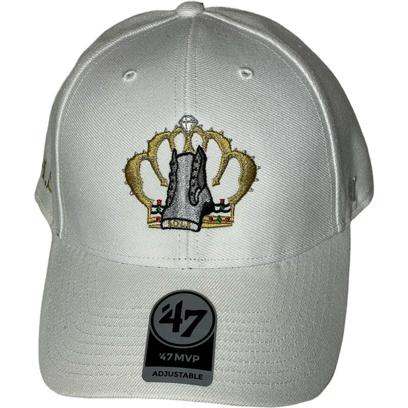 Baseball cap with crown sales logo